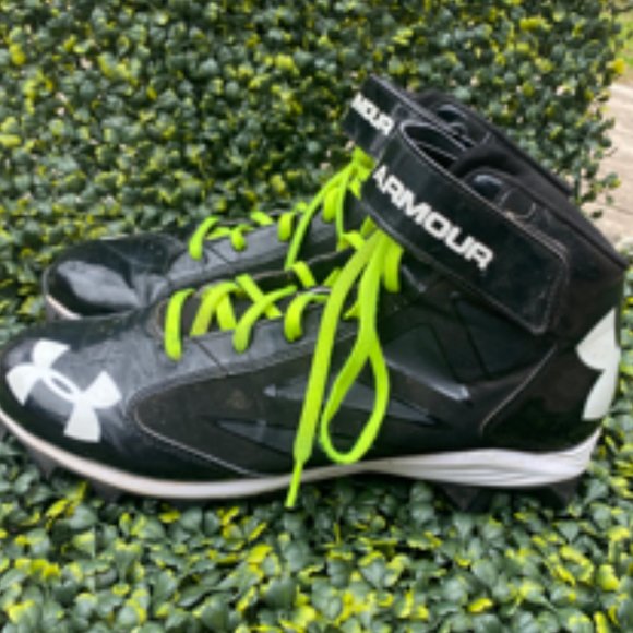 Under Armour UA Crusher Mens Size 11.5 Rubber Cleats (Futbol, Baseball, Sports) - Picture 4 of 6